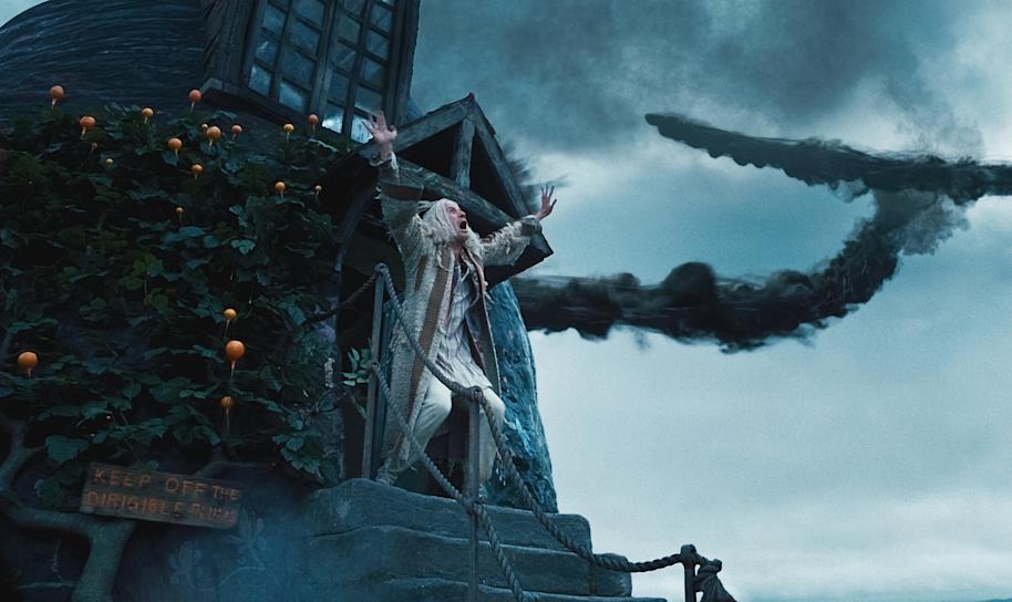 Xenophilius Lovegood being attacked by Dementors in the Deathly Hallows Part 1 