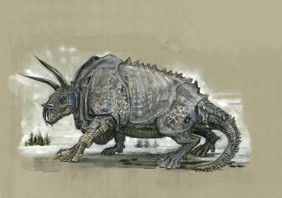 A Graphorn from the illustrated edition of Fantastic Beasts and Where to Find Them