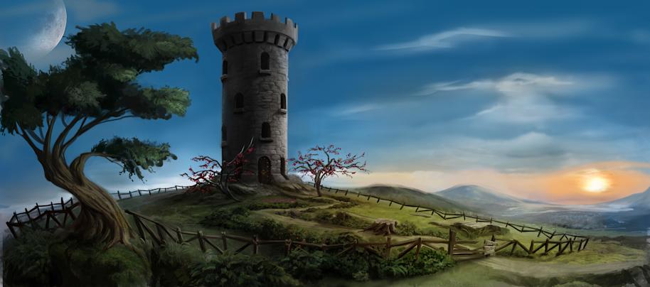 Illustration of the Lovegood house