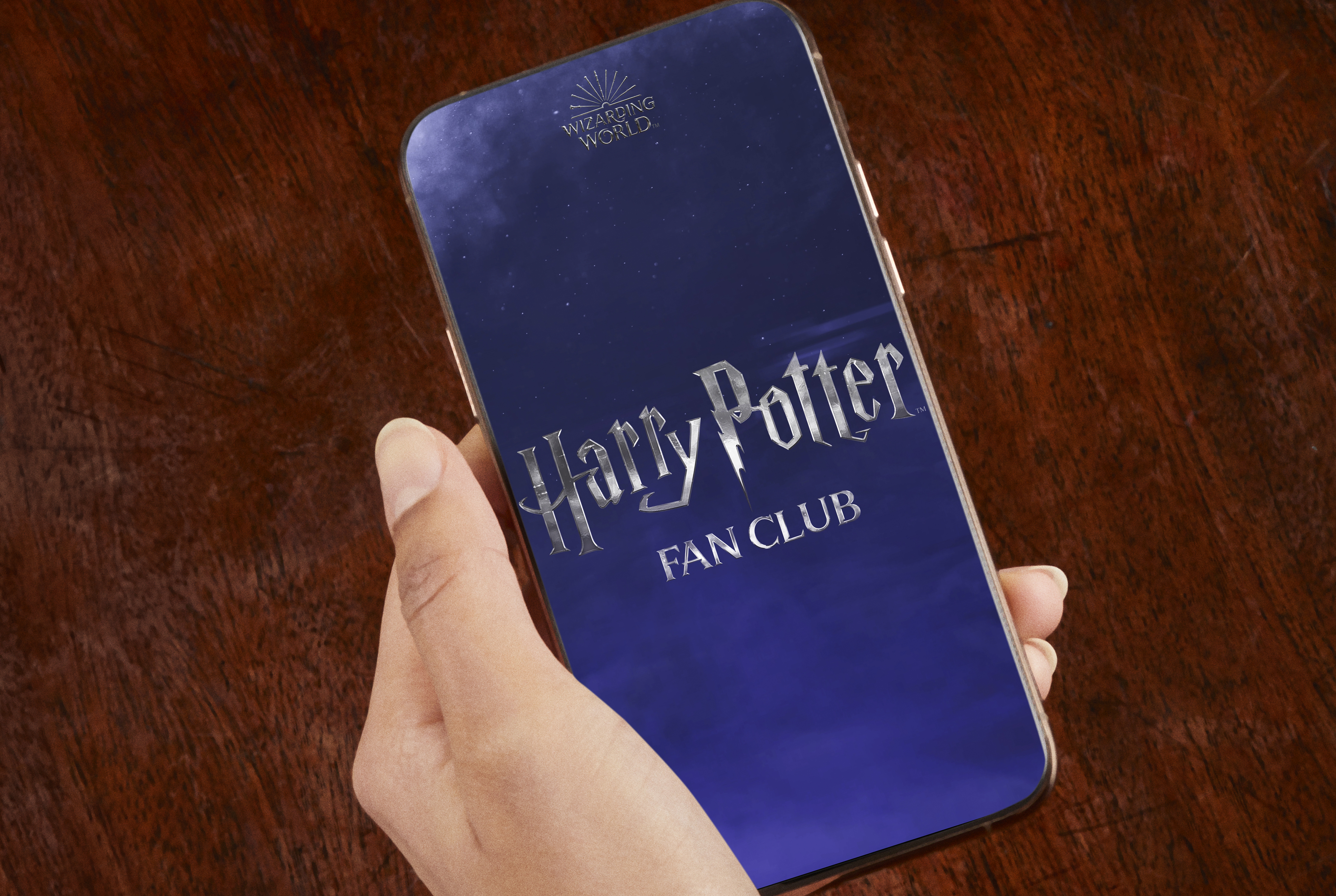 Home Screen of Harry Potter Fan Club app