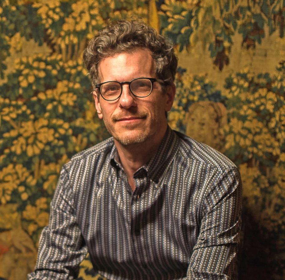 Photo of illustrator Brian Selznick, cover designer for Scholastic's 20th anniversary edition of Harry Potter