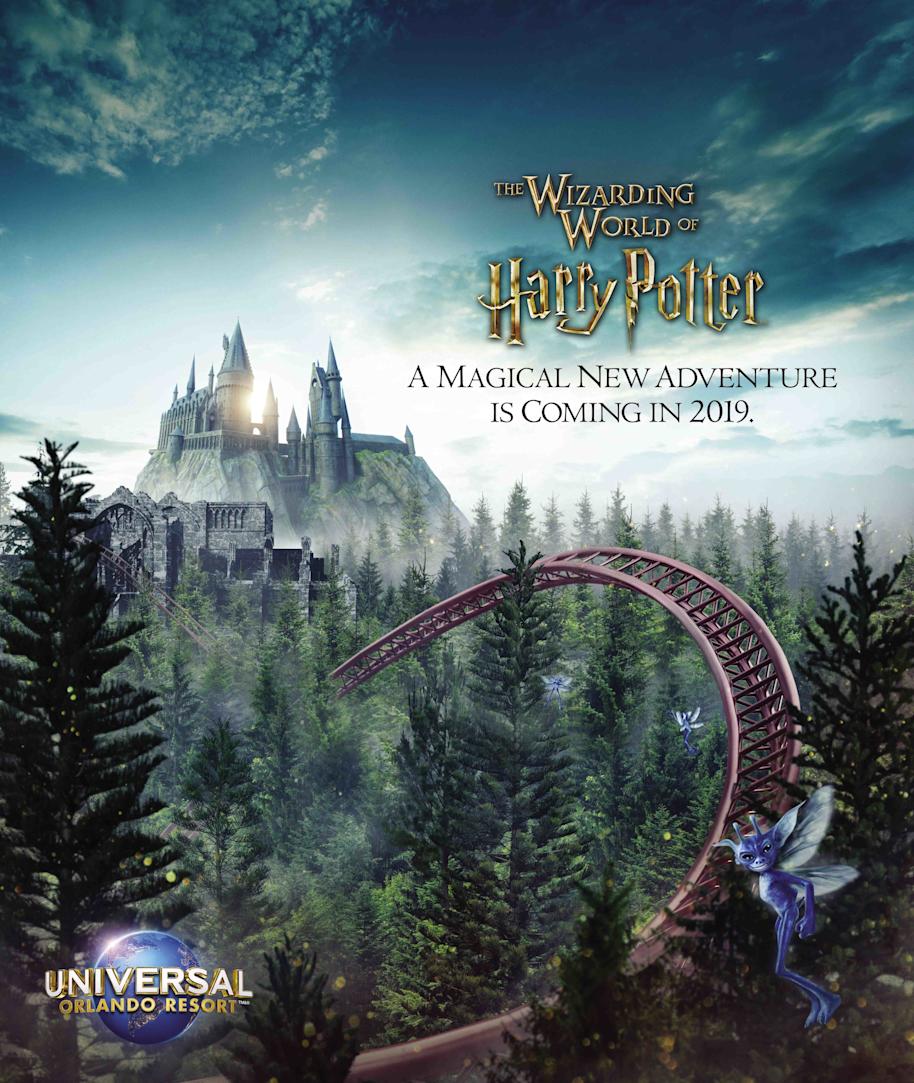 Universal Orlando Resort Shares First Glimpse of New Coaster Experience Coming to The Wizarding World of Harry Potter in 2019