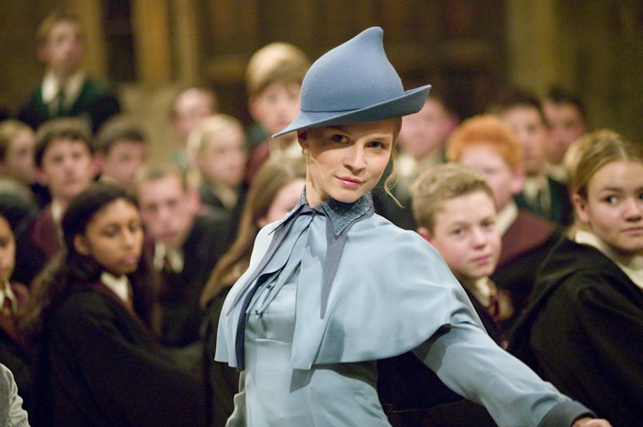 Fleur dancing into the Great Hall 