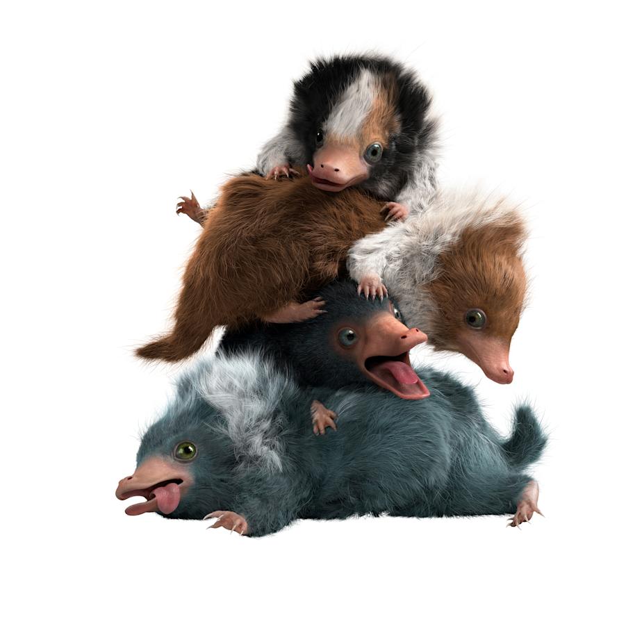Baby Nifflers from Fantastic Beasts: The Crimes of Grindelwald.
