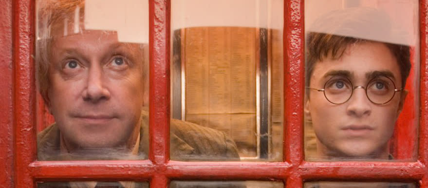 Arthur Weasley and Harry Potter homepage carousel 