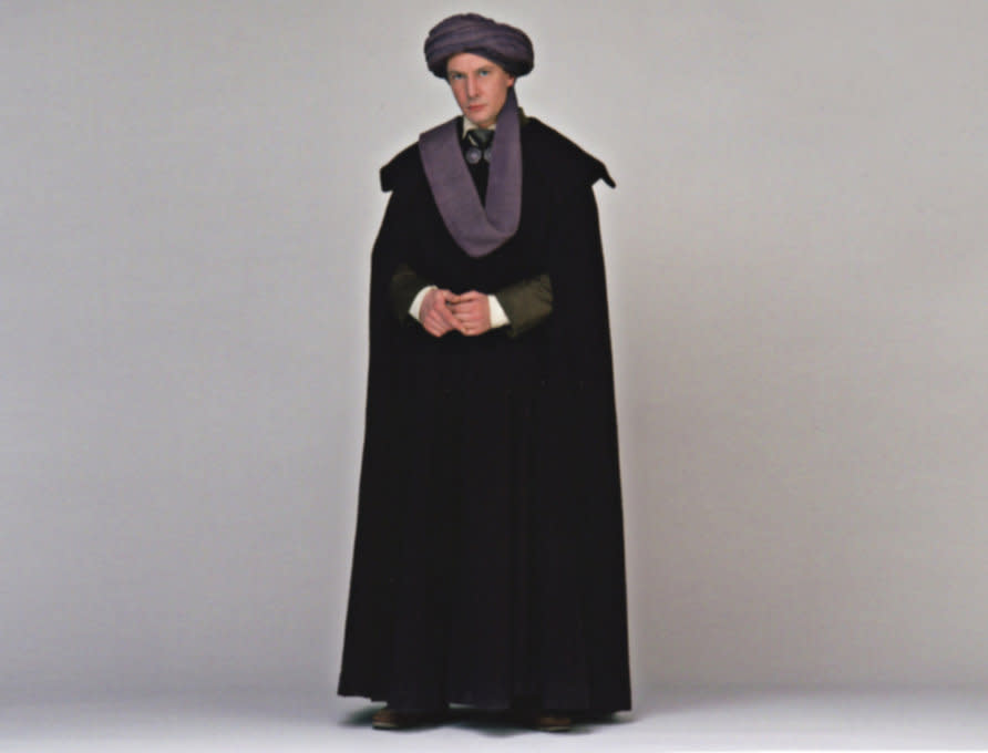 A full body shot of Quirrell 