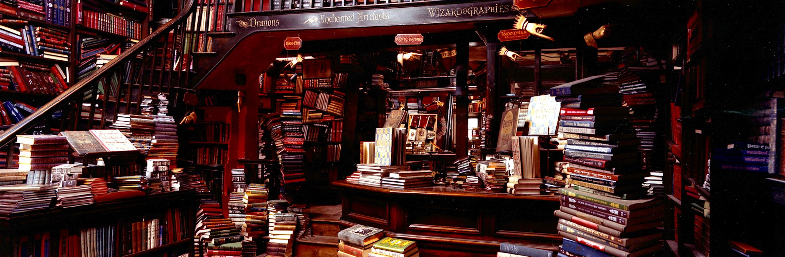 The interior of Flourish and Blotts 