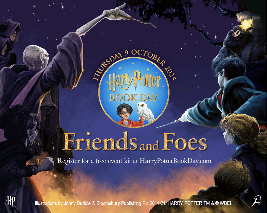 Bloomsbury announce new theme for Harry Potter Book Day 2025: Friends and Foes!