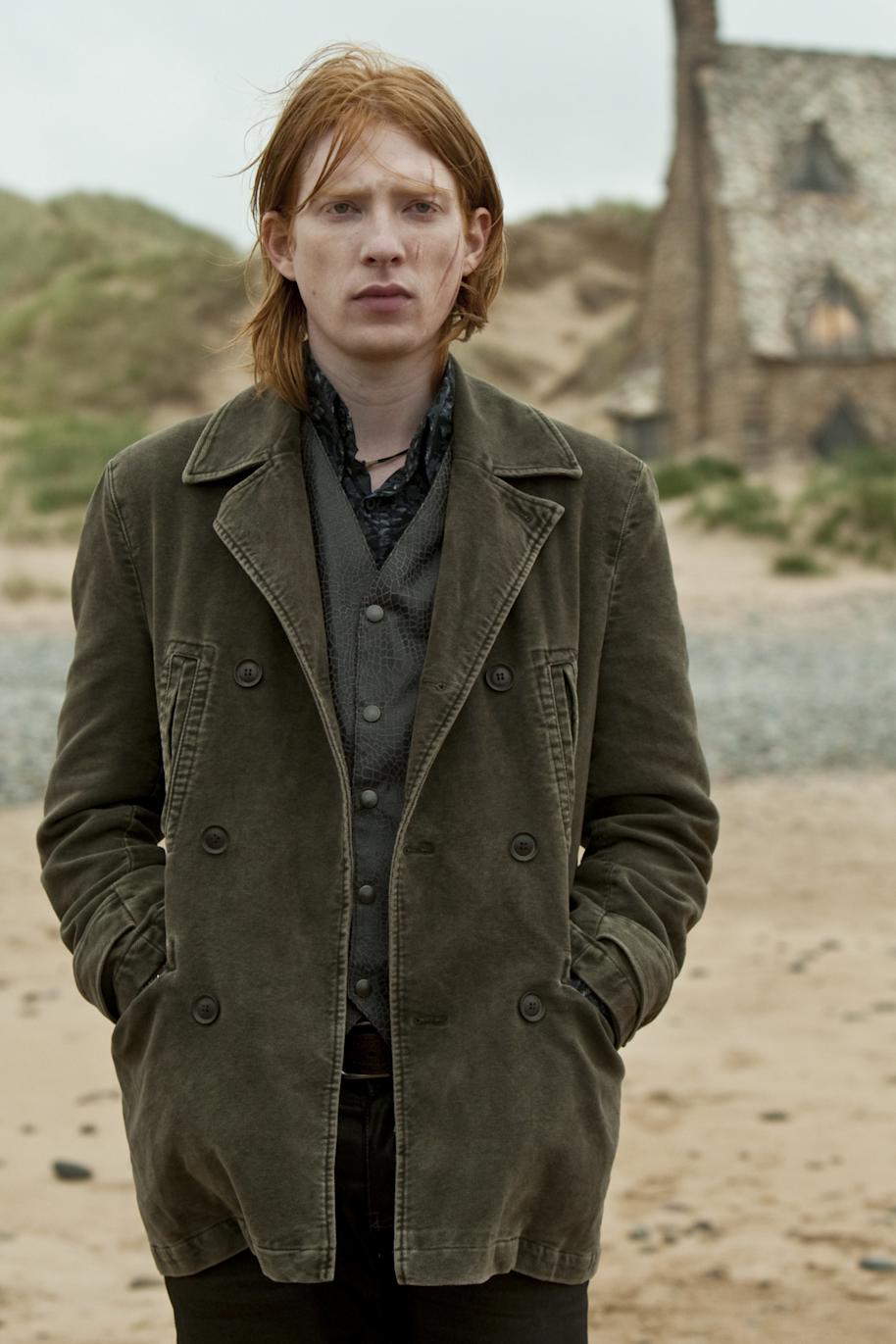Bill Weasley outside Shell Cottage.