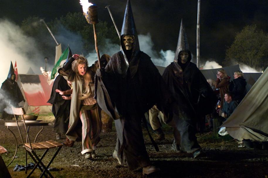 The Death Eaters attack the World Cup campsite 