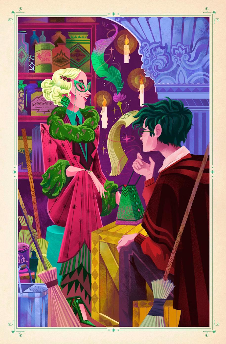 Scholastic-Goblet-of-Fire-Illustration-Rita-Skeeter