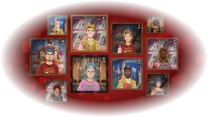 Give your wizarding portrait a romantic makeover