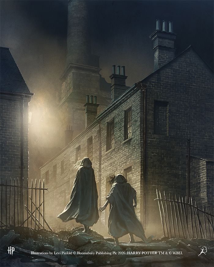 Illustration of Spinner’s End, Severus Snape’s home