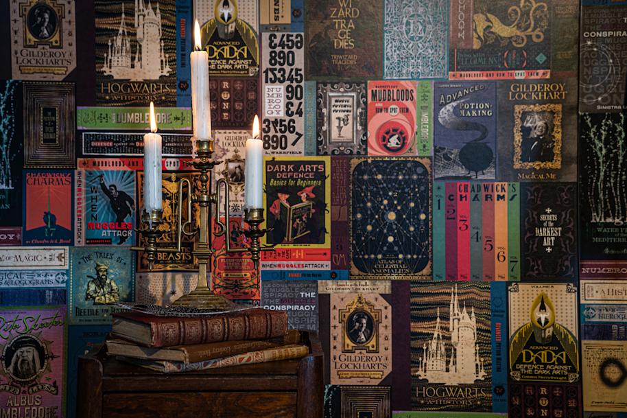 MinaLima Wizarding Books wallpaper