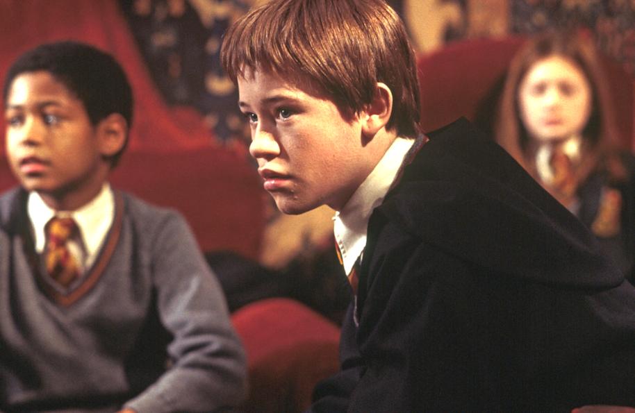 Seamus Ginny and Dean in the Gryffindor Common Room from the Chamber of Secrets 