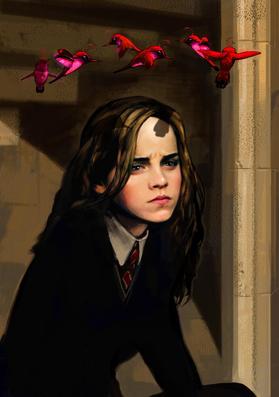 PMARCHIVE-HermioneGranger WB F6 HermioneBirdsAroundHead Illust 080615 Port 56nJGNiUqk4aQCcMOO0C2i-b5