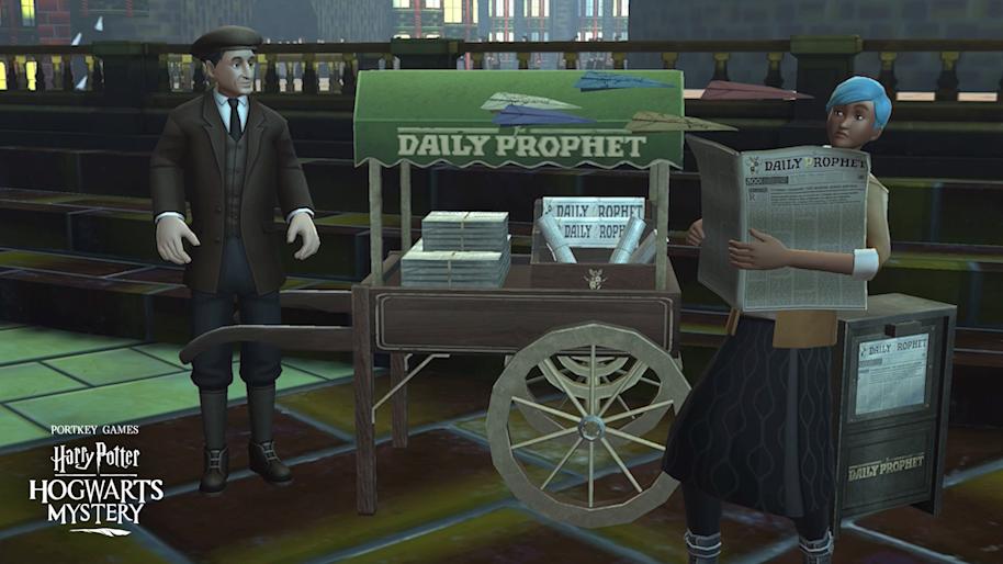 Hogwarts-Mystery-screengrab-daily-prophet-stall