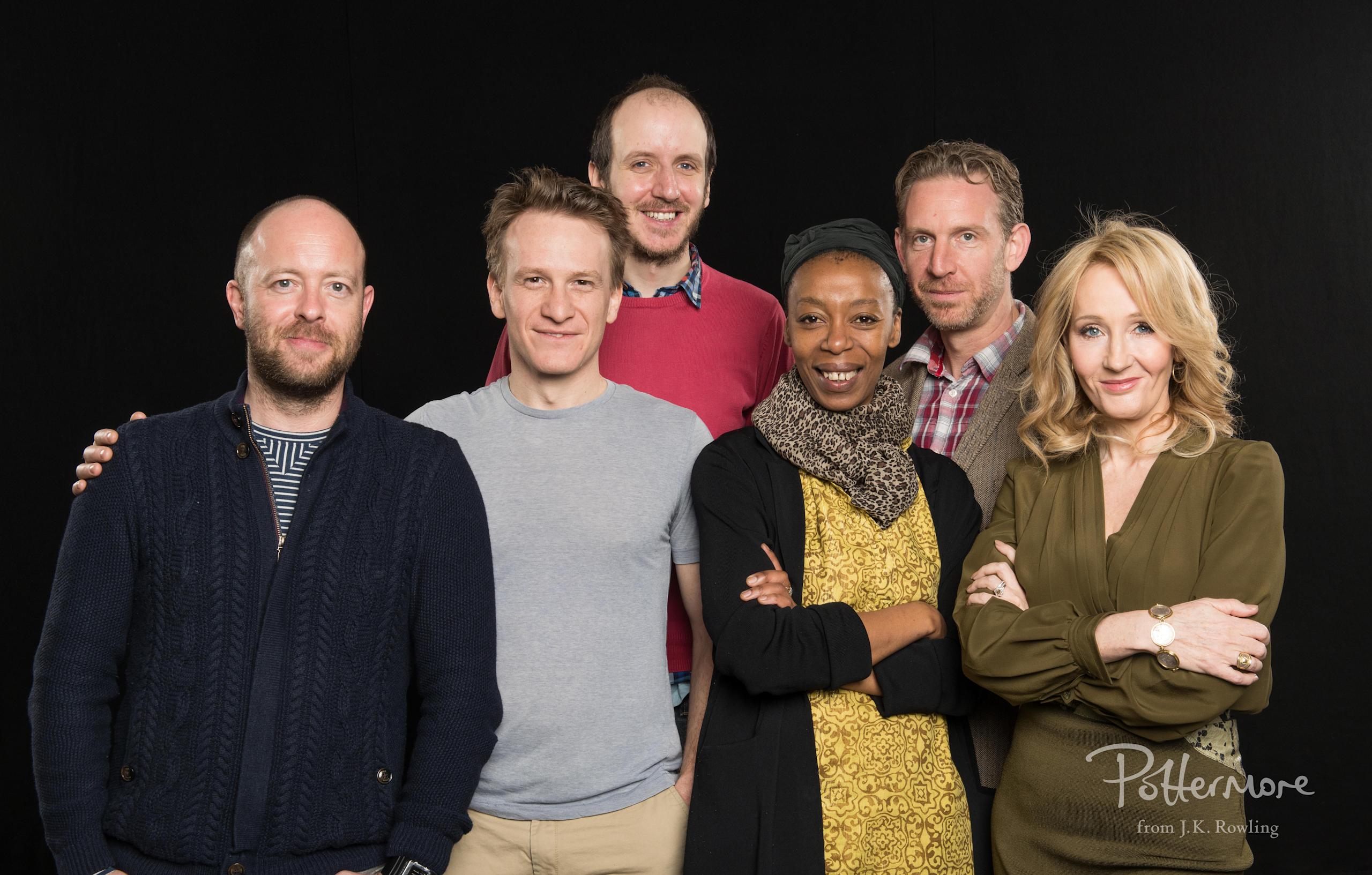 Cursed Child JK Rowling with John Tiffany, Jack Thorne, Jamie Parker, Noma Dumezweni and Paul Thornley
